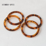 Uus naistekoti aksessuaar Merevaigubeež akr&uuml;&uuml;lvaigust koti osad Luksuslik k&auml;sit&ouml;&ouml;na valmistatud k&auml;epael naiste asenduskoti k&auml;epideme ring 11.8CM merevaigukollane