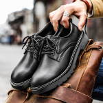 Meeste nahast vabaajajalatsid Mugav moodne libisemisvastane n&ouml;&ouml;riga tossud p&auml;ssid Kerged meeste jalan&otilde;ud 38 must