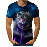 Armas kassi meeste T-s&auml;rk 3D digitaaltr&uuml;kiga l&uuml;hikeste varrukatega meeste top S