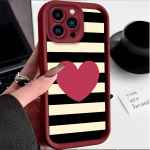 S&uuml;damekujuline tr&uuml;kitud moe&uuml;mbris, painduv pehme silikoonist TPU kest, t&auml;istagakaas Xiaomi Redmi Samsung Infinixi jaoks Xiaomi 11 Lite