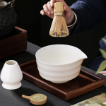 2-osaline keraamiline Matcha kausi tee tila ja vahustaja hoidjaga Traditsiooniline Jaapani tee