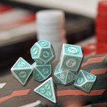 7-osaline m&auml;ngut&auml;ringude komplekt, t&auml;ringutega meelelahutus M&auml;nguasjad matemaatika loendamise &otilde;ppevahendid, pol&uuml;hedral roheline