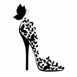 Peegeldav autos&otilde;iduki ukse liblikas k&uuml;ljeakna kontsad k&otilde;rge sisekujundusega kleebise kleebis must