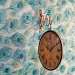 Raudteeplatvormi kell Vask 20,32 cm Jaamakell riputatava seinajalgaga Kahepoolne raudteekell