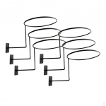 6 vitriin, mootorratta kiivri hoidik, riidepuu nagi jope konkskruvid parukapallide hoiukoht