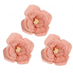 3 tk krepppaberist lilled 3D visuaalsed efektid realistlikud Loo atmosf&auml;&auml;ri paber S&uuml;nnip&auml;eva taust Lilled K&auml;sit&ouml;&ouml; pulmatarbed 30cm