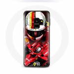 &Uuml;mbris Samsung Galaxy S9 vormel 1 Sebastian Vettel F1 Red jaoks