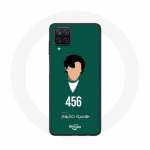 M&auml;ng Samsung Galaxy A12 Case Squid Seong Gi hun number 456