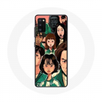 &Uuml;mbris Samsung galaxy S20 pluss Squid Game Poster Characters Fanart jaoks