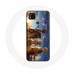 Coque pour Xiaomi Redmi 9C Tanjiro Inosuke et Zenitsu Demon Slayer Kimetsu no Yaiba Anime Manga