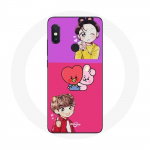 &Uuml;mbris Xiaomi Redmi Note 5 Pro BTS BT21 Cooky ja Tata Bangtan V ja Jungkook Fanart jaoks