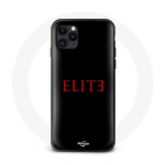 &Uuml;mbris iPhone 12 Pro Elite 5. hooajale, punase logoga must taust