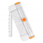 Paberil&otilde;ikur Kaasaskantav paberil&otilde;ikur paberil&otilde;ikur Scrapbooking Tool Terava teraga k&uuml;lgjoonlaud k&auml;sit&ouml;&ouml;paberi jaoks A4 A5 paberi flaier etikett kartongi l&otilde;ikur oranž