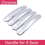 for Seat Altea 2004 2005 2006 2007 2008 2009 2010 2011 2012 2013 2014 2015 Chrome Door Handle Cover Trim Catch Car Accessories Altea 2004-2015