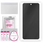 apgo Hydrogel Privacy Matte Screen Protector for Vivo Y78m, Anti Spy, Hydrogel Film, Flexible, Soft TPU with positioning layer easy installation