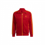 Adidas Originals Trefoil Fb Nations Tt Triibulise Prindiga Logoga T&otilde;mblukuga Seisva Kraega Jakk Meeste Jakk Punane HK7407 M