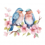 Bird Flower WC kleebis Eemaldatav isekleepuv veekindel PVC elutoa seinakunst Vannitoa WC kaane kaunistuskleebis C