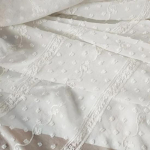 150 cm laiune 1 jard/part Beež &scaron;ifoonist t&auml;piline žakaarkangas tikandiga kangas Naiste kleidi/s&auml;rgi materjal 150cm*1Yard