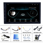 REAKOSOUND 7  Carplay 2 din autoraadio Android 11 universaalne autoraadio WIFI GPS HD multimeediumipleier Bluetoothi ​​peegellingi tugi Tahavaatekaamera 2-64G 7inch 2DIN 12led