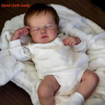 49cm Realistlik Valmis Poiss v&otilde;i T&uuml;druk T&auml;isvin&uuml;&uuml;lkere Bebe Reborn Nukk LouLou K&auml;sit&ouml;&ouml;riidest kere &Uuml;llatusfiguur M&auml;nguasjad T&uuml;drukutele S&uuml;nnip&auml;ev J&otilde;ulukink cloth body