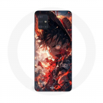 Coque Maniacase pour Samsung Galaxy A51 5g One piece Luffy &eacute;nerv&eacute; art manga anime