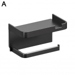 Seinakinnitatav tualettpaberihoidja roostekindel paksendatud plastist hoiuriiul vannituppa, k&ouml;&ouml;ki, tualettpaberi rullihoidja