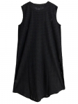XITAO Hollow Out Sleeveless Solid Color Dress DMJ4117 One Size valge