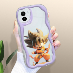 Armas koomiksimustriga kreemja tekstuuriga korpus, lainelise servaga pehme silikoonkaanega telefoni&uuml;mbris Xiaomi Redmi jaoks Redmi 10 valge