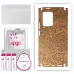 apgo Protective Skin Sticker for the back+sides compatible with Xiaomi 11T, Full Wrap Film, Foil, Vinyl - Pattern Rusty Copper