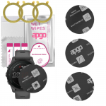 3x apgo MATTE h&uuml;briidne kaitseklaas, mis &uuml;hildub Garmin Forerunner 255-ga, painduv nanoklaas, suurep&auml;rane asendus karastatud klaasile, kriimustuskindel