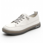 Loafers Naiste Ehtsast nahast Suured kevadised paeltega valged kingad Naistele Mood vabaaja pehme tallaga lamedad kingad Naistele 41