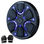 Nutikas muusikapoksimasin rippseinale sihikuga poksitrenaž&ouml;&ouml;ri Bluetooth-&uuml;hilduv agility reaktsiooniharjutuste jaoks with Adult Gloves