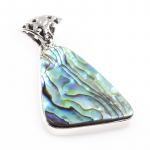 Naturaalne Abalone Shell v&auml;&auml;riskivi 925 tahke h&otilde;bedane kingi ripats 1,5 k8h90