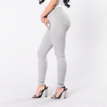 Euroopa ja Ameerika mood slim fit elastsed teksast naiste retuusid S