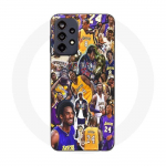 Coque Maniacase pour Samsung Galaxy A32 5g kobe bryant all generations champion NBA