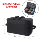 Taktikaline kott matka hoiukott Toiduvalmistamisriistade korraldaja Kaasaskantav lauan&otilde;u K&auml;ekott Piknikukott v&auml;ljas matkamiseks CHINA