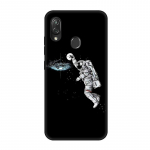 Xiaomi Redmi S2 &uuml;mbrisele, must kaitseraua pehme silikoonkate Xiaomi Redmi Note 7 Note7 telefonile tagasi. Redmi S2