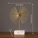 P&otilde;hjamaade lihtsast metallist abstraktse kunsti kaunistused veranda Elutuba TV-kapp Kontori t&ouml;&ouml;laud Loov kodukaunistuse aksessuaar C