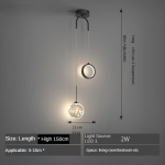 Moodne LED-l&uuml;hter Elutuba Magamistuba K&ouml;&ouml;k P&otilde;hjamaade Imeilus Firefly Lamp Kodu Sisevalgustus luksuslik Decor Ripplamp must
