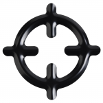 Hoidke Moka potiriiul tavaline ring 16*12,5cm (u) Must