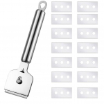 Roostevabast terasest kaabits keraamiliste pliidiplaatide jaoks, klaasikaabits 14 varuteraga, pliidiklaasi kaabits keraamiliste plaatide jaoks, kaabits keraamiline plaat pliidiplaatide jaoks A 1pcs