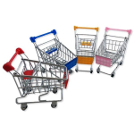 Ostuk&auml;ru hoiustamise miniatuursed supermarketitarbed kollasesse kontorisse