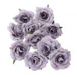 10 tk/komplekti simulatsioonilillepead Erksad kauakestvad multifunktsionaalsed kunstroosi lillepead pulmadeks punane