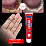 Kollane hambaeemaldaja hambapasta hambakivieemaldaja hambaid valgendav hambapasta hambaplekkide eemaldaja