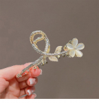 Uus Mood Suur Suurus Lillega Juukseklamber Krabi Juukseklamber Pea Tagak&uuml;lje Klamber K&uuml;lgmised Juuksen&otilde;elad