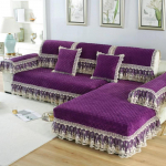 Sametine diivanikate Tikand Valge žakaarv&otilde;rest r&auml;tik Diivan Libisemisvastane K&auml;etugi Seljatugi Diivani pehmendus elutoa istmekate 45x45cmpillowcase1ps