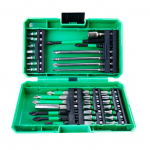 27 tk. L&ouml;&ouml;kkeeraja otsikute ja kruvikeerajate otsikute komplekt kruvikeeramiseks ja puidust metallist 35 Pcs