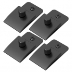 4 tk seinavaibaklambrid, kruvidega metallist vaipade kinnitusklambrid, h&otilde;lpsasti paigaldatavad seinavaibaklambrid