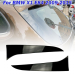 1 paar l&auml;ikivmust tagaakna Canard &otilde;hujaoturi difuusor BMW X1 E84 2009-2015 jaoks