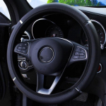 38 cm auto rooli kate Auto rooliratta punutis rooli katte peal universaalne auto must